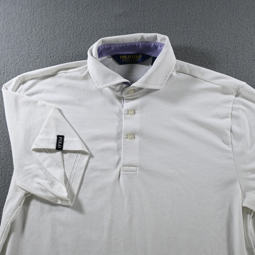 Polo Golf Ralph Lauren Mens‎ Wicking Performance Polo Shirt Size Small White